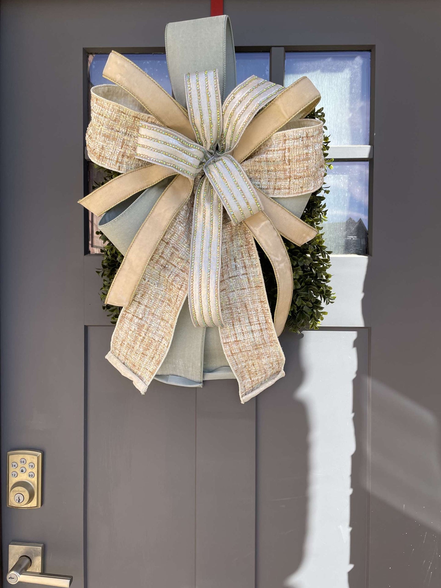Coco Light Blue - Designer Ribbon Bow