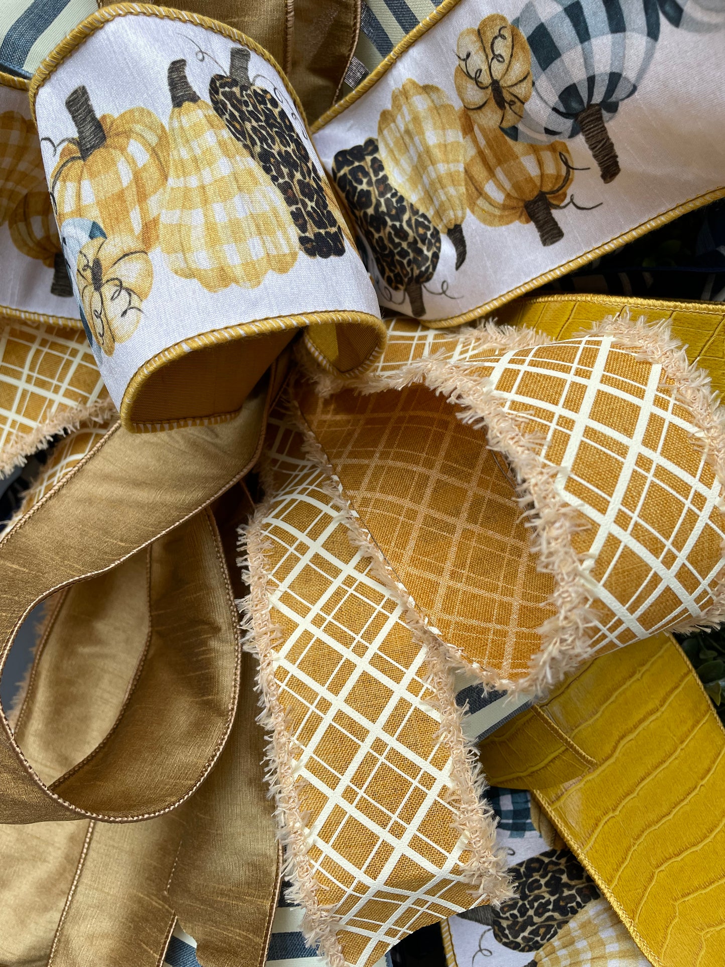 Fall Hand-Tied Bows - Multiple Options