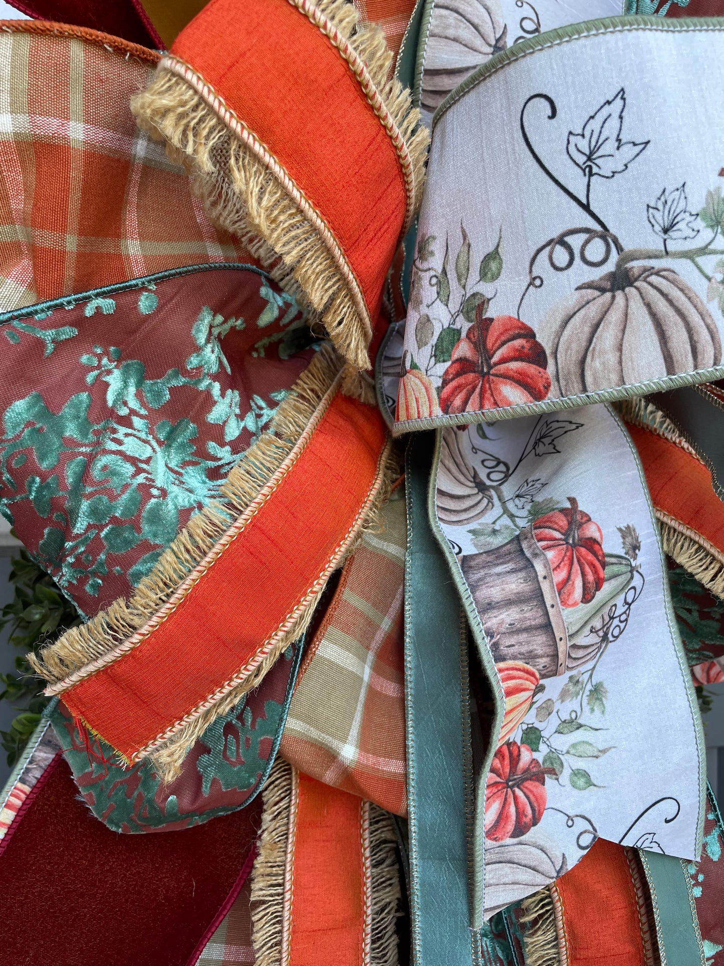 Fall Hand-Tied Bows - Multiple Options