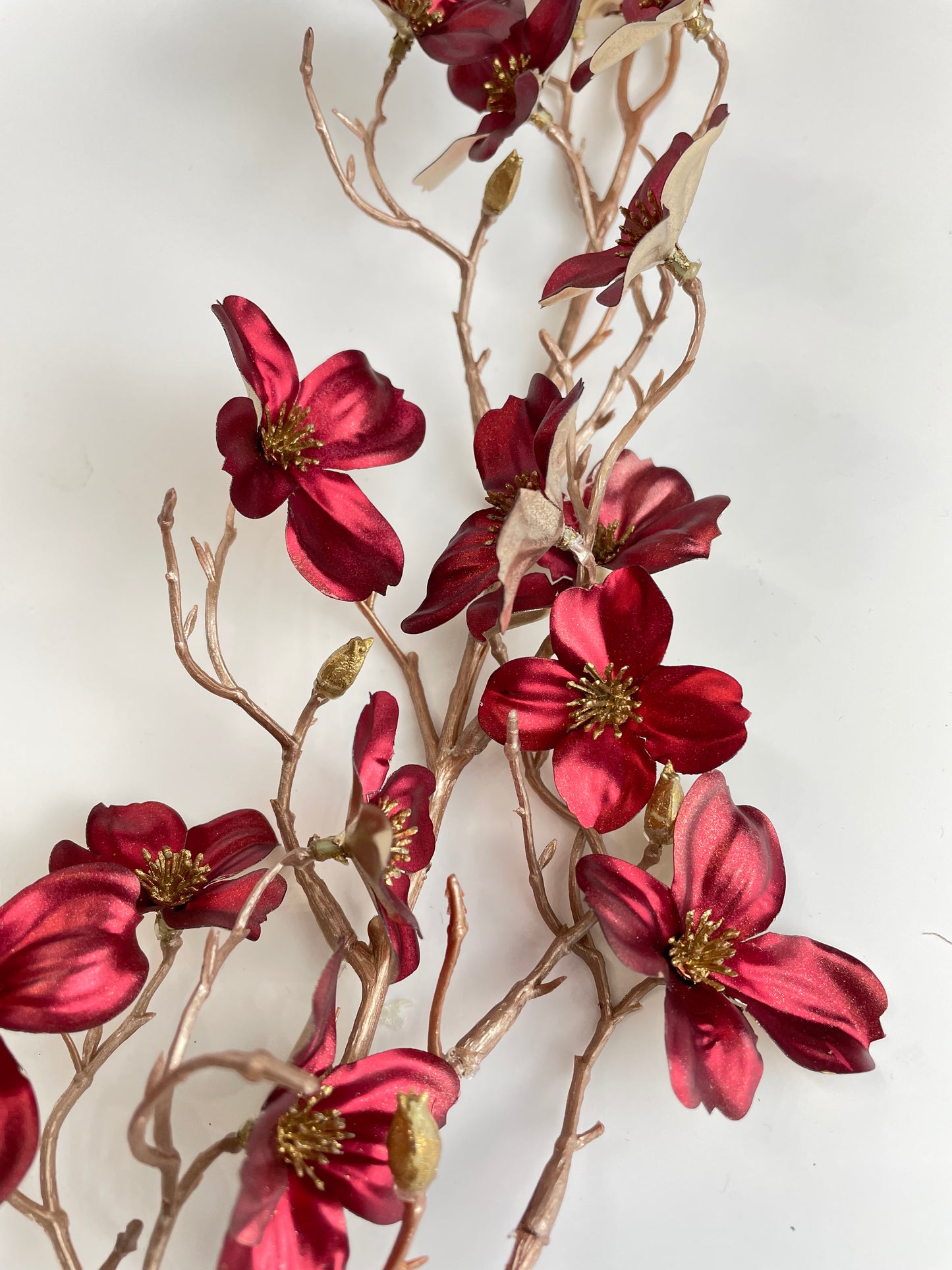 Metallic Dogwood Spray