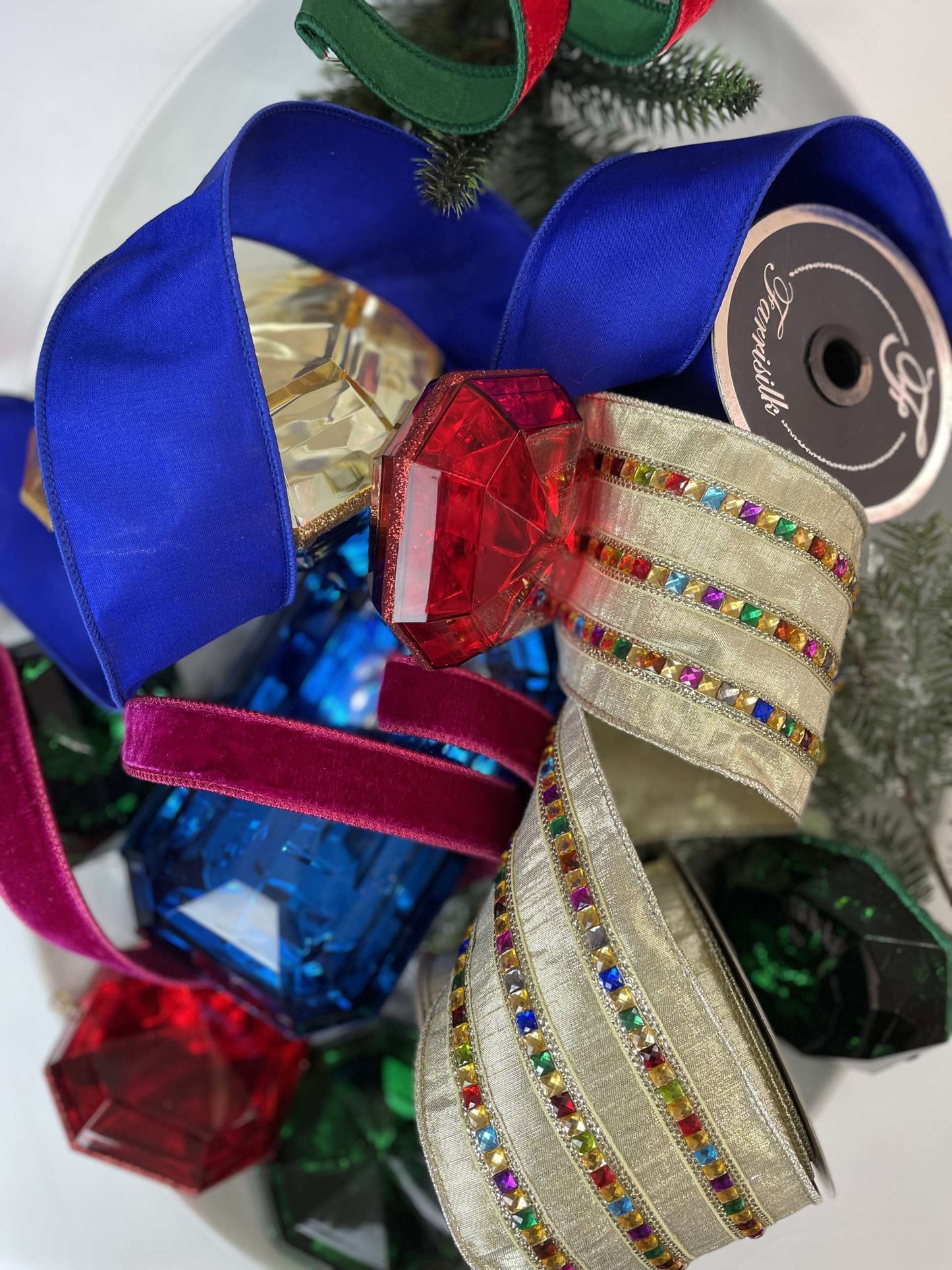 Taffeta Ribbon - Royal blue