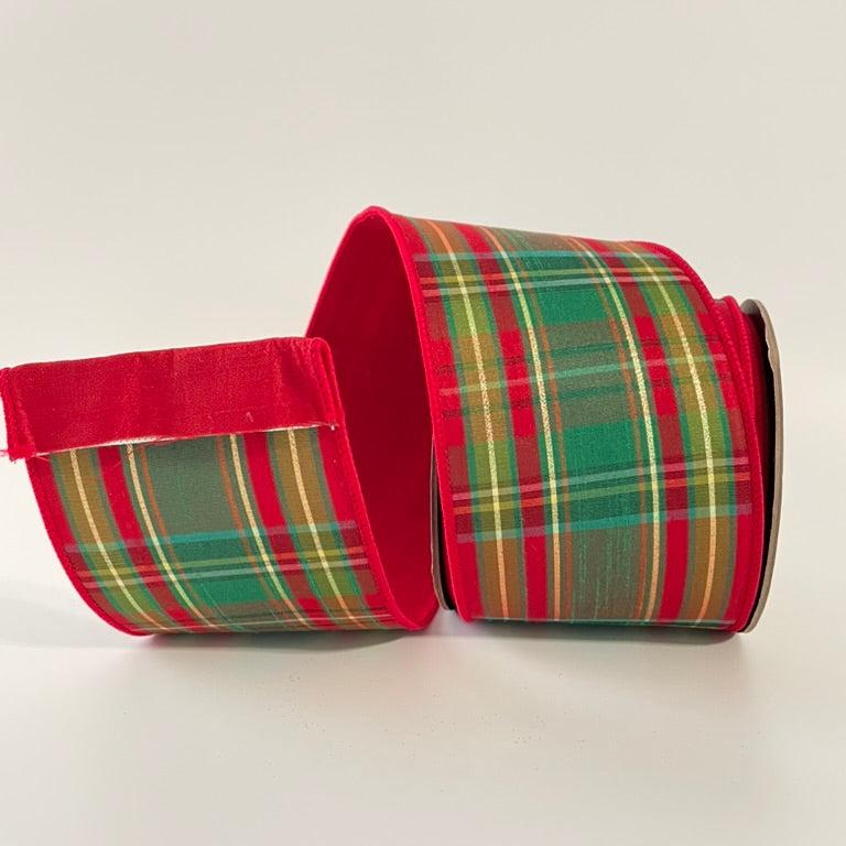 Christmas Plaid Ribbon