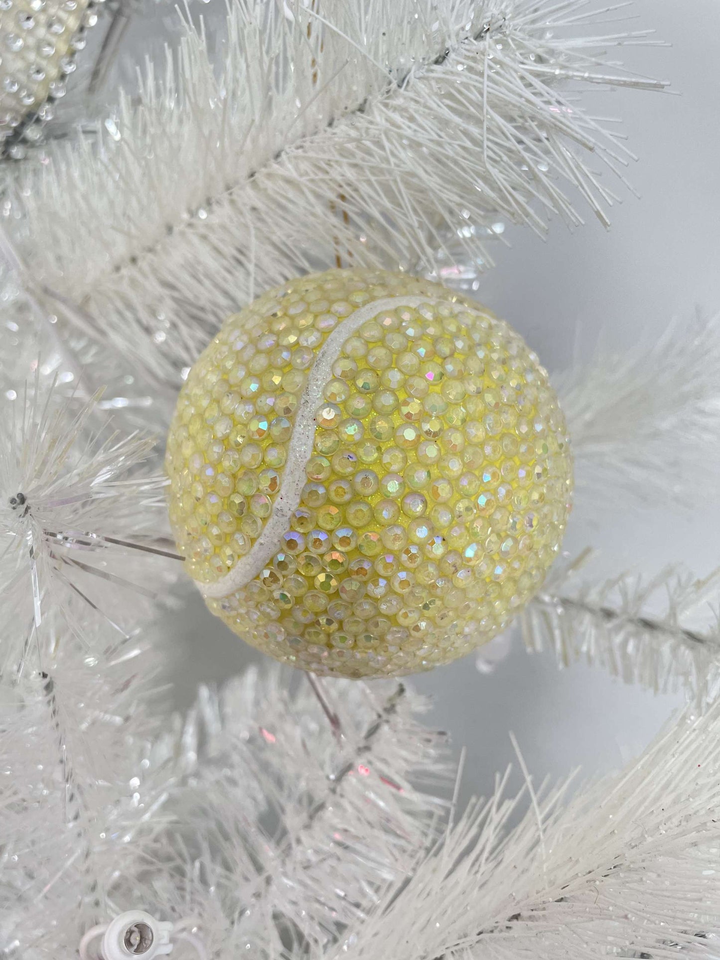 Jeweled Sport Ball Ornament - Two Options