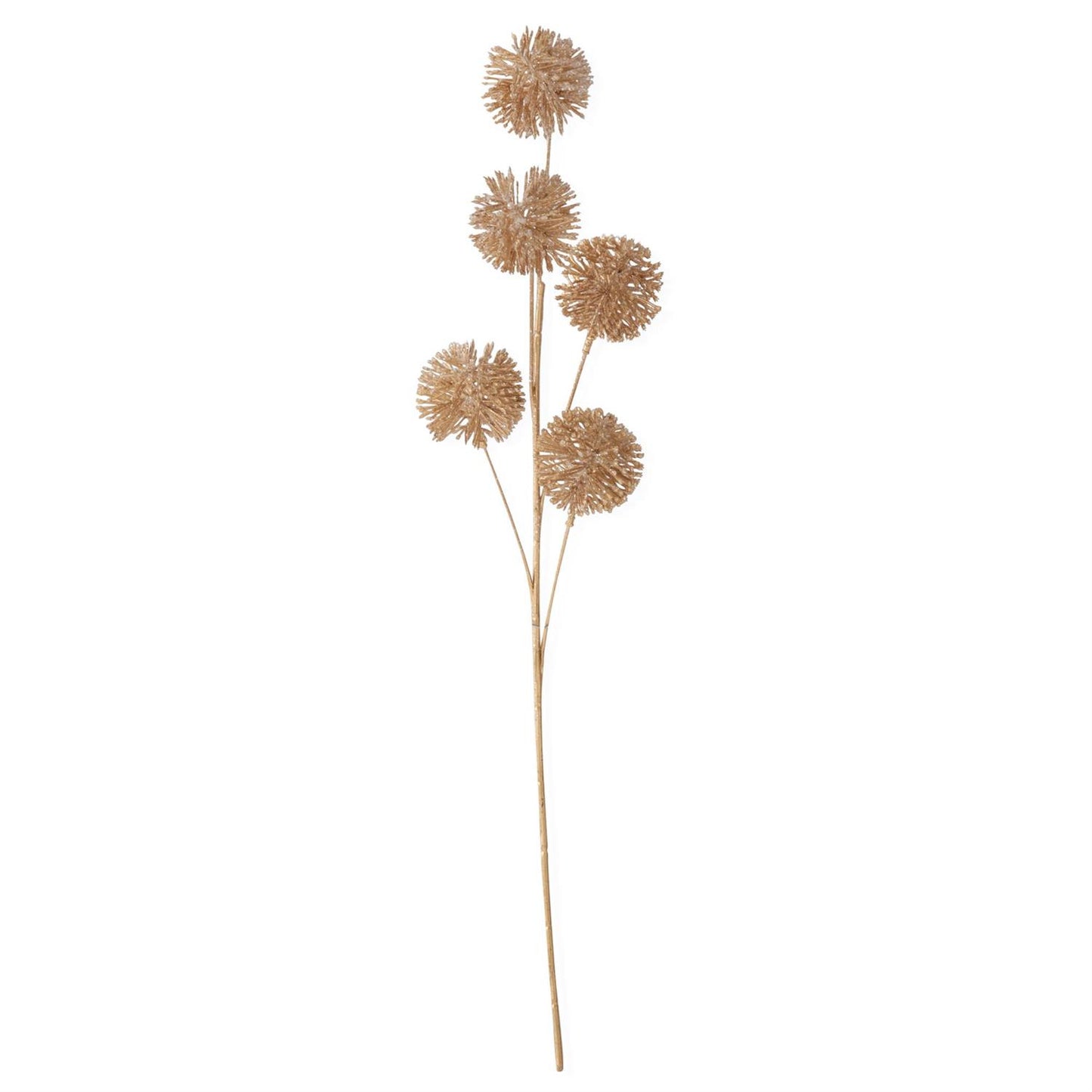 26" Gold Glittered Ball Stem