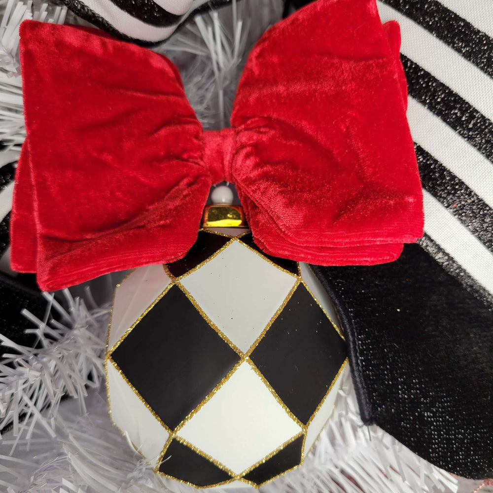 Large Velvet Clip Bow