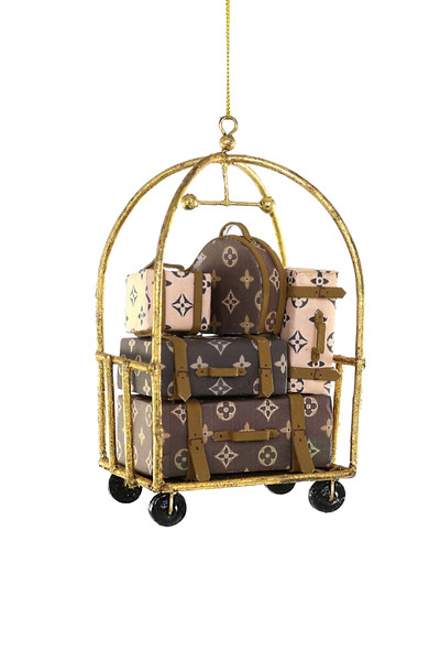 Luxury Hotel Luggage Ornament