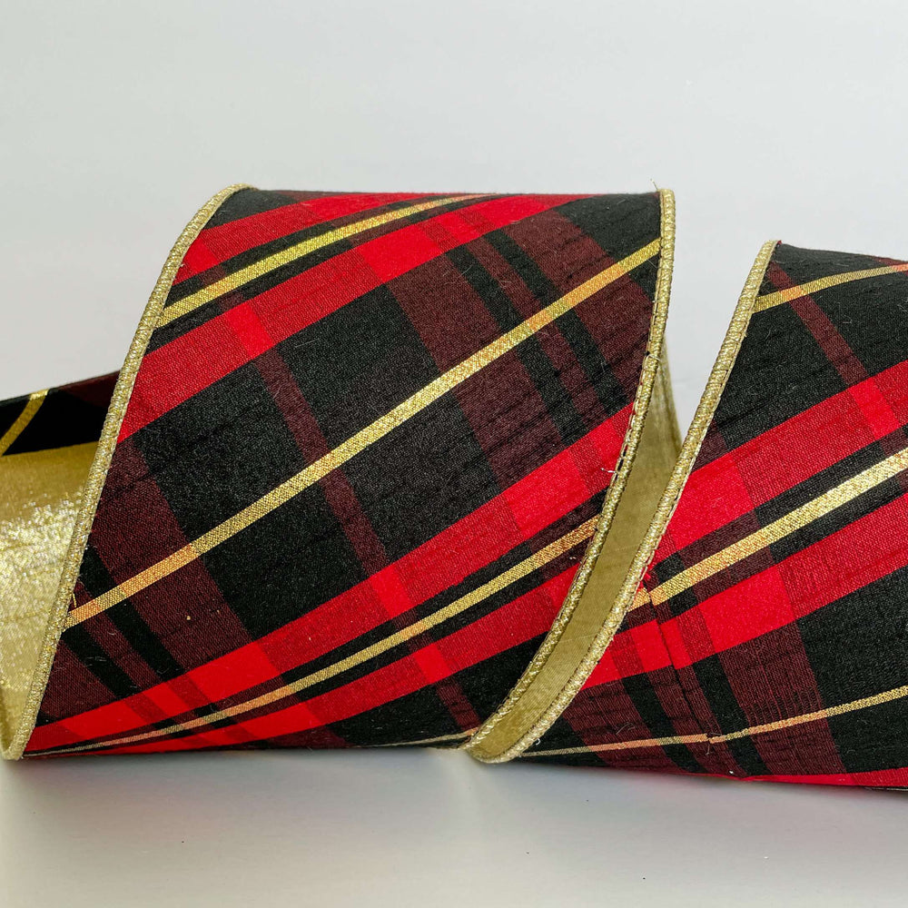 
                      
                        Red and Black Diagonal Buffalo Check Ribbon
                      
                    