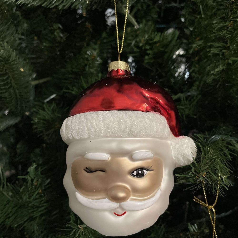 
                      
                        Winking Santa Claus Ornament
                      
                    