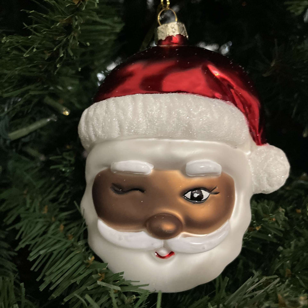 
                      
                        Winking Santa Claus Ornament
                      
                    