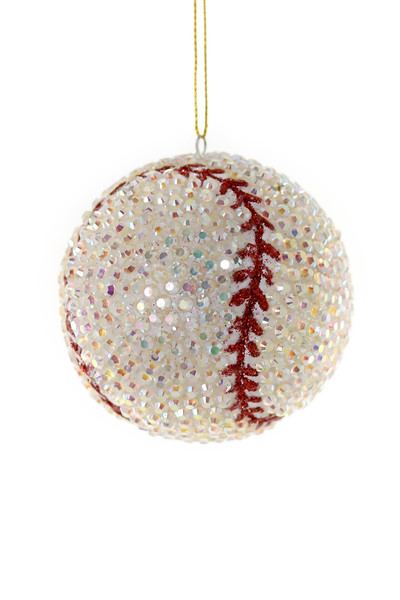 
                      
                        Jeweled Sport Ball Ornament - Two Options
                      
                    