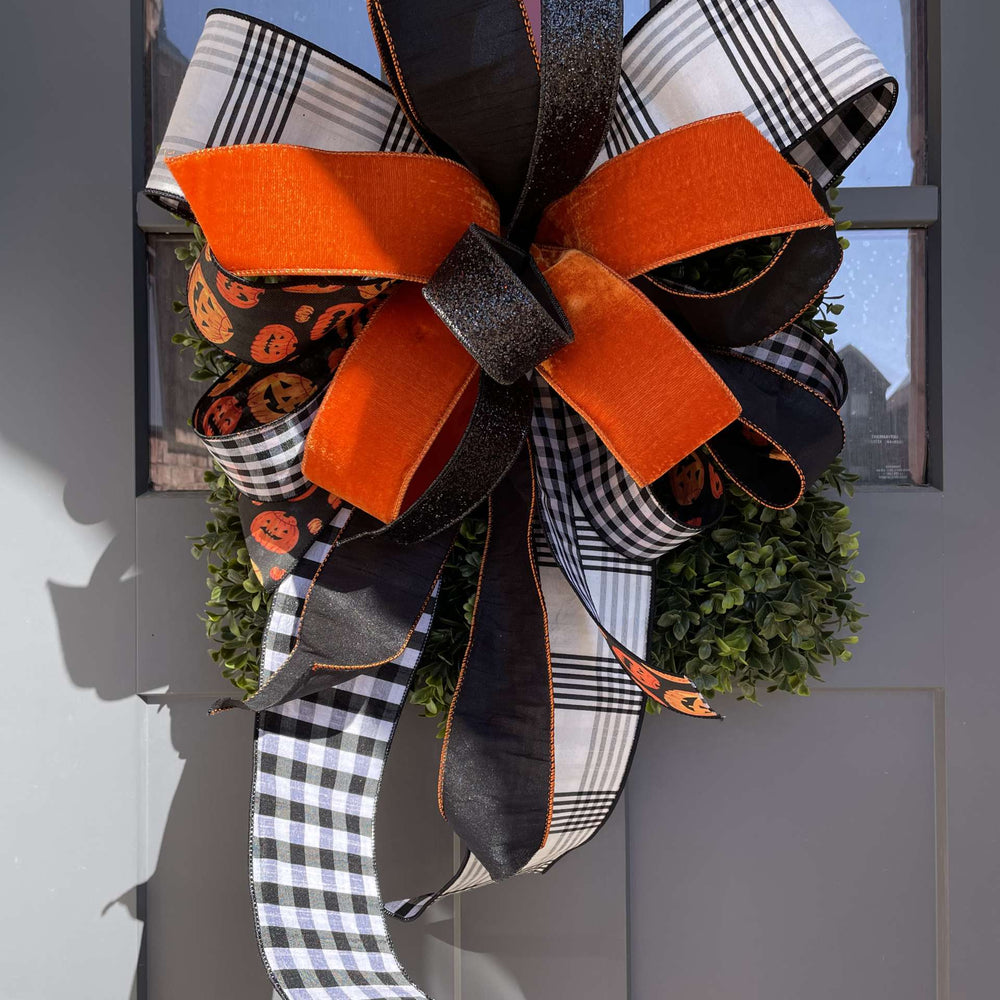 Hello Pumpkin - Designer Ribbon Bow