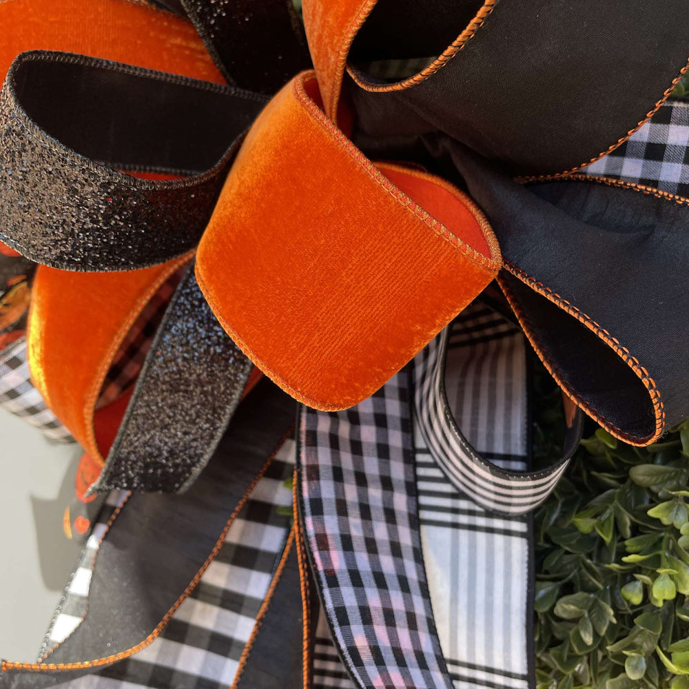 Hello Pumpkin - Designer Ribbon Bow