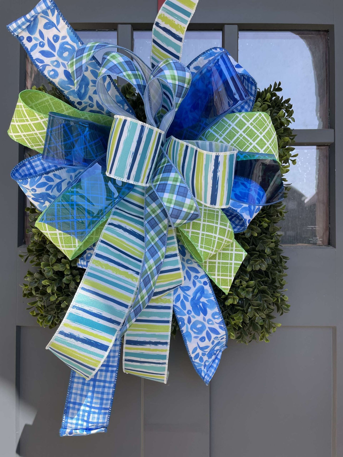 Blueberry Limeade - Designer Ribbon Bow