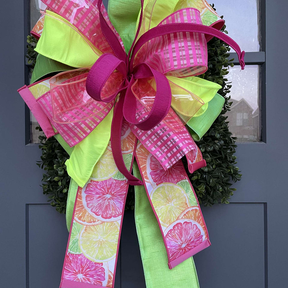 
                      
                        Grapefruit Spritz - Designer Ribbon Bow
                      
                    