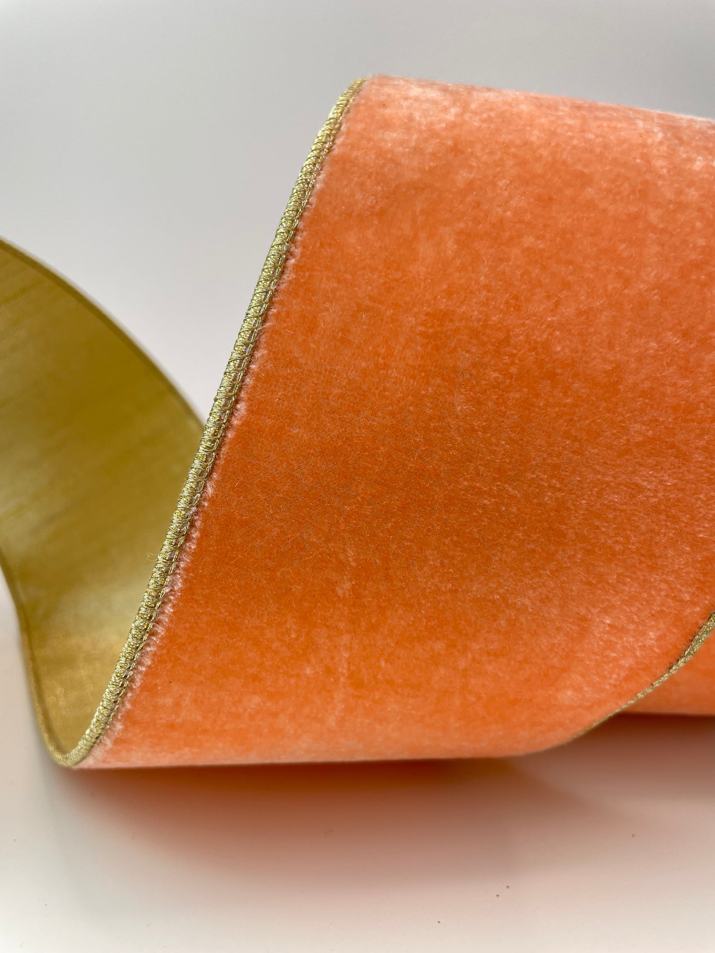 Orange Sherbert Velvet Ribbon