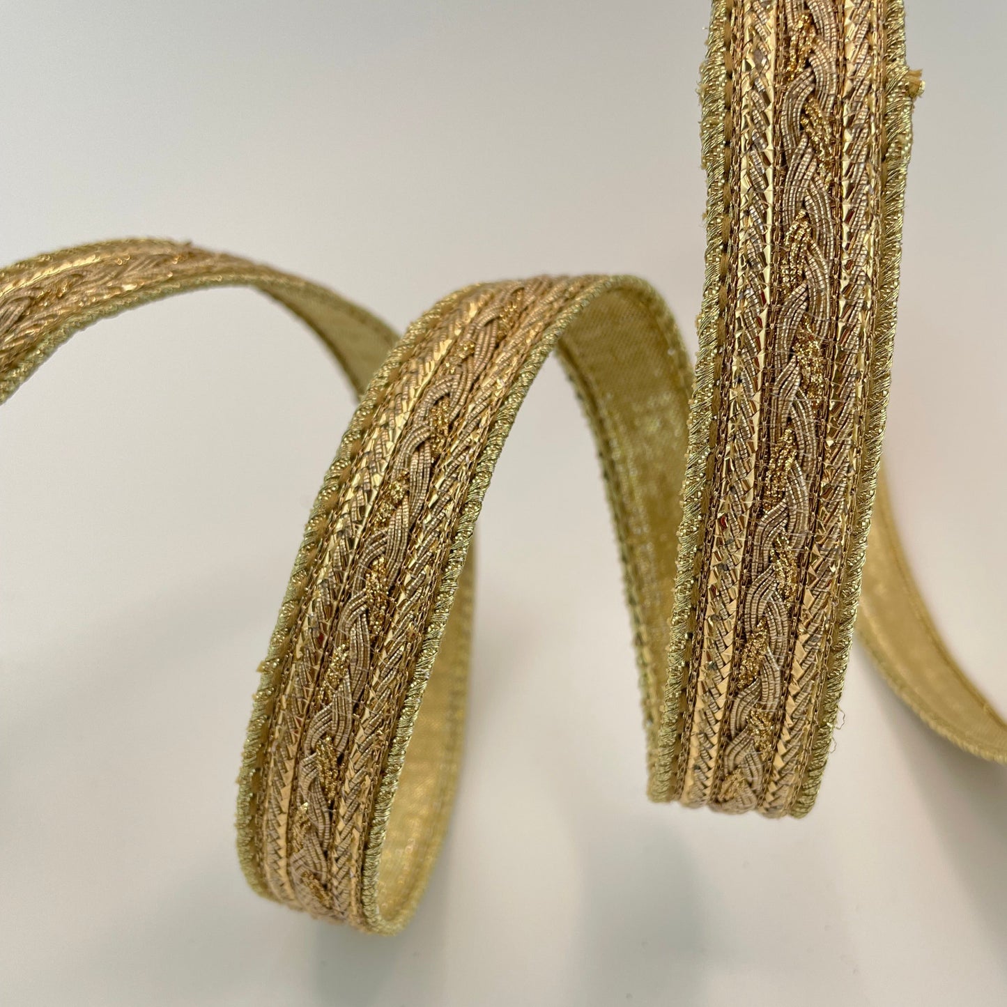 Metallic Braided Dupion Trim