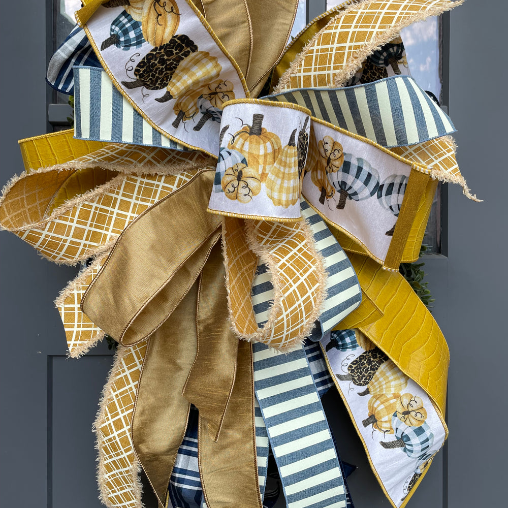 Fall Hand-Tied Bows - Multiple Options