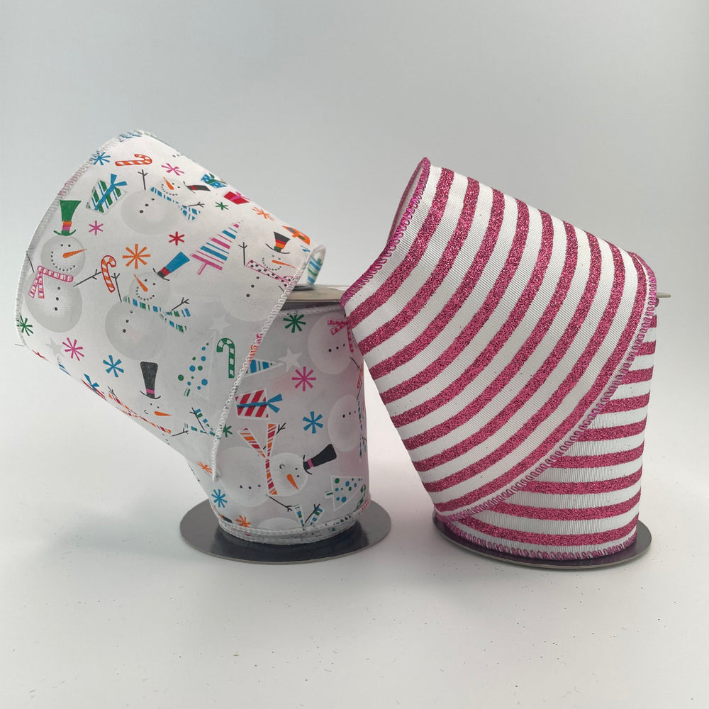 Cheerful Snowmen - That's a wrap - Ribbon Bundle