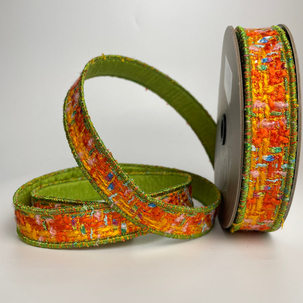 Festive Boucle Ribbon