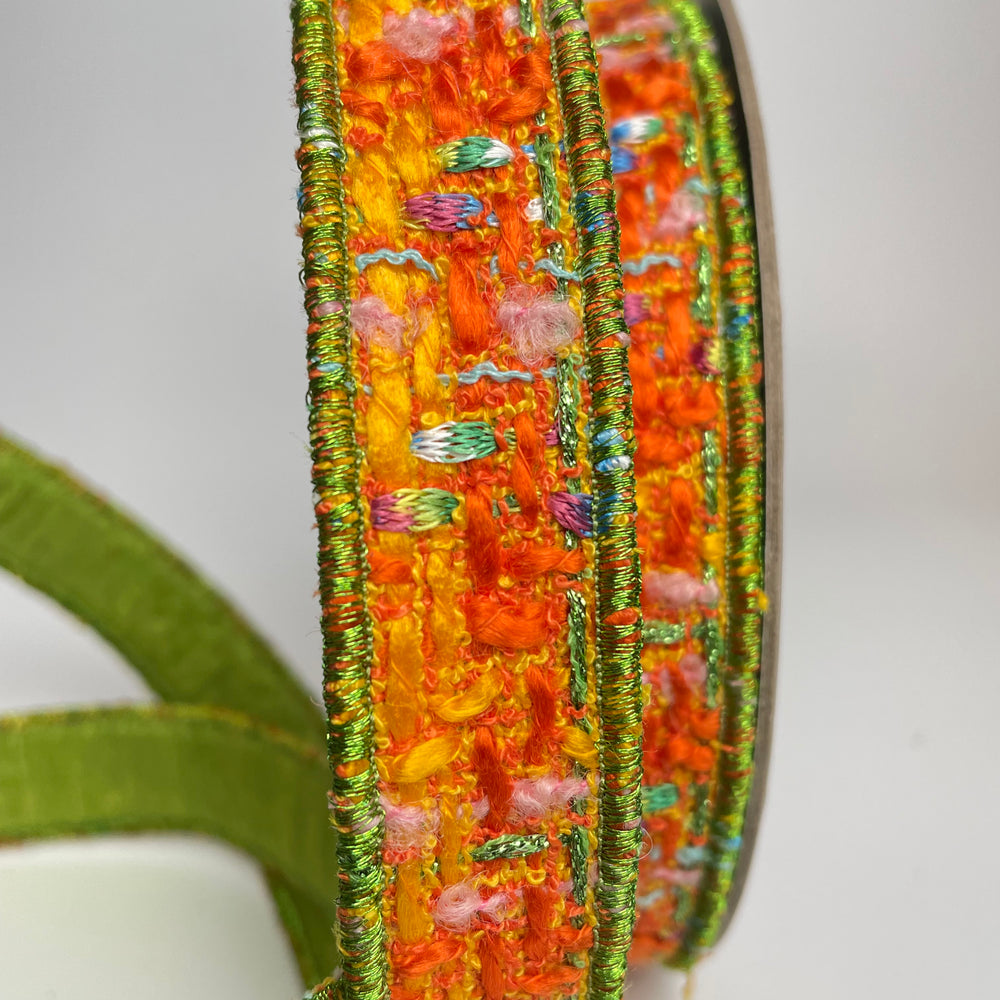 Festive Boucle Ribbon