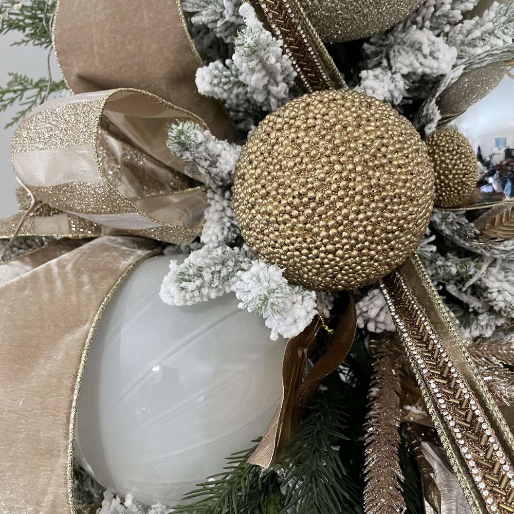 
                      
                        Metallic Bead Ball Ornament
                      
                    