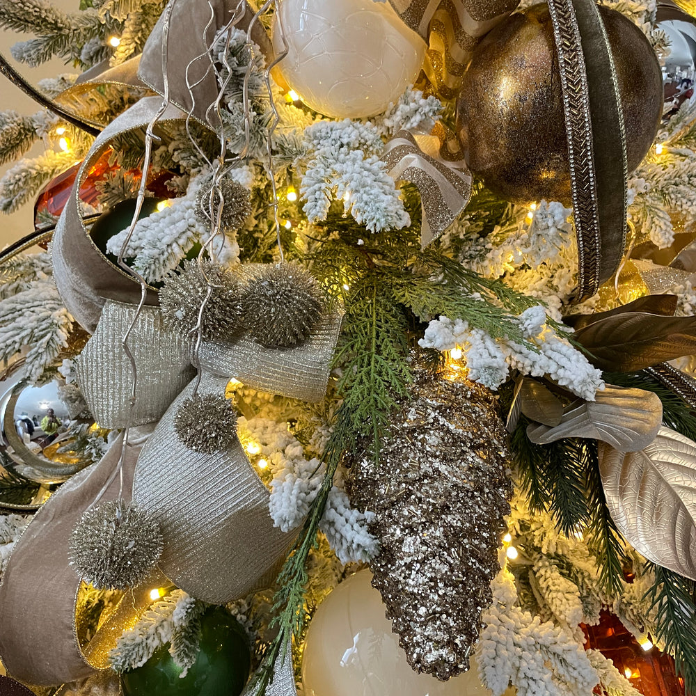 
                      
                        Gold Glitter Pinecone Ornament
                      
                    