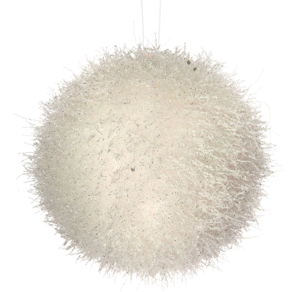 6" Crazy Tinsel Ball Ornament