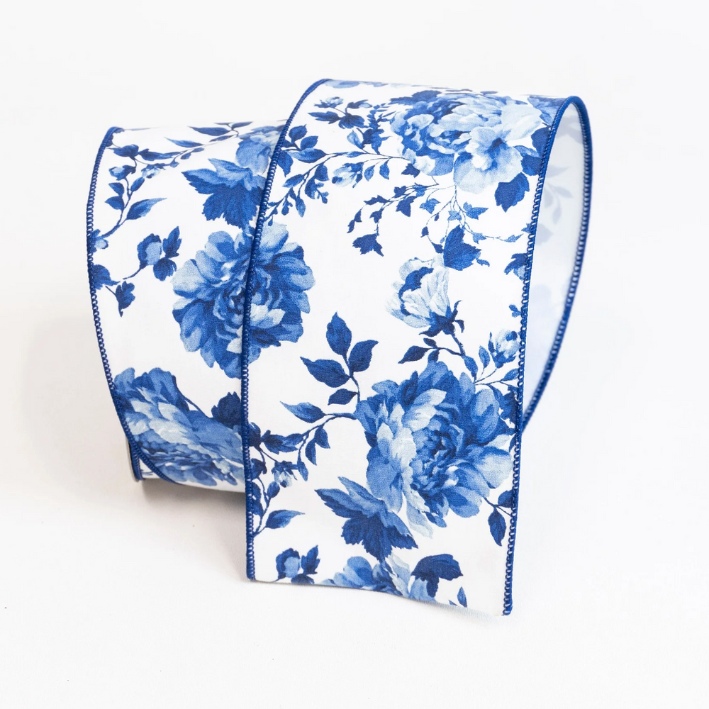 French Peonies Ribbon